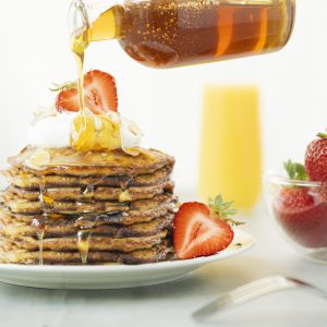 Sweet & Moist Low-Carb Banana Pancakes