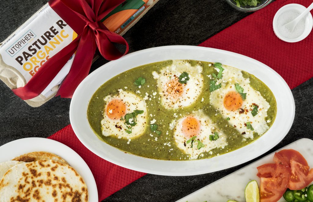 verhead new salsa verde baked eggs