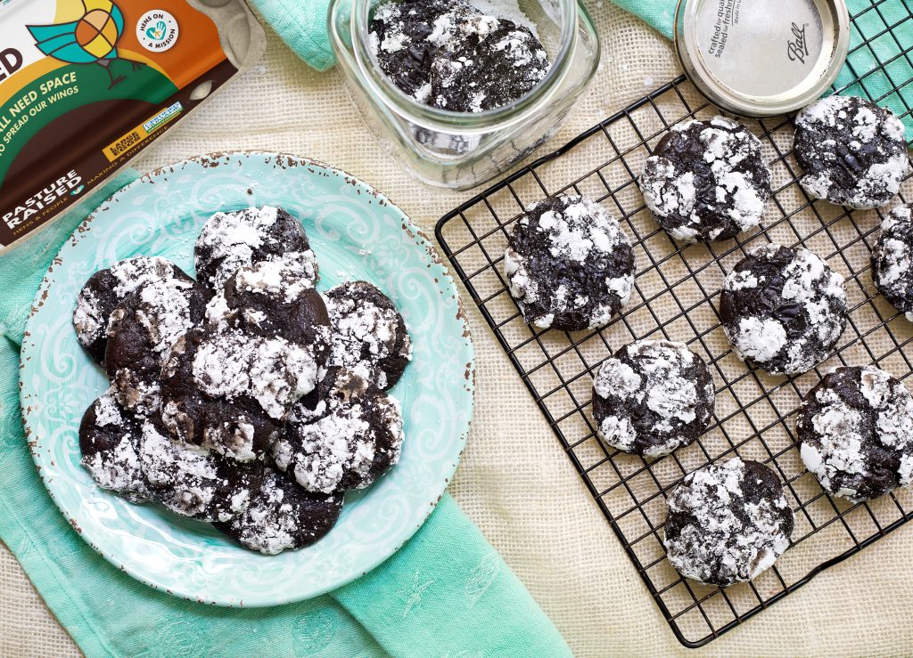 UF Gluten Free Chocolate Crinkle Cookies