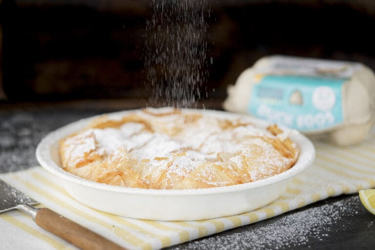 whole-pie lemon easter duck egg dessert